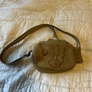 Fish crossbody bag.